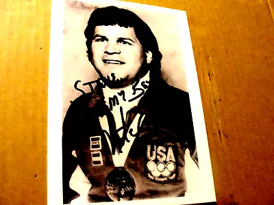 Mike Eruzione Signed Autograph 4x6 Photo -USA Olympics Gold Hockey-Miracle • $9.99