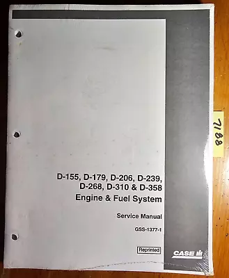 IH International D-155 D-179 D-206 D-239 D-268 D-310 D-358 Engine & Fuel Manual • $75