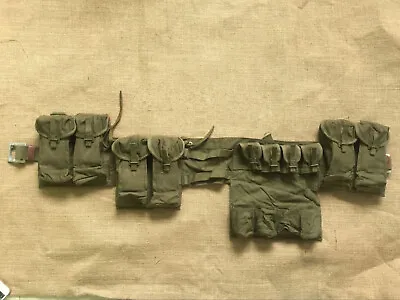 Collection Vietnam War Chinese Type 1963 Pouch Chest-rig Bandolier Mag Ammo Old • $16.99