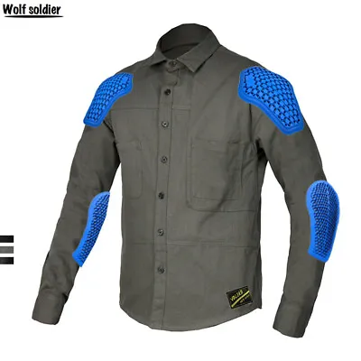 Motorcycle Riding Racing Long Sleeve Jacket Shirt Riding Armor Protective Gear • $90.24