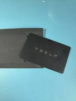 Original Tesla Model S 3 X Y Plaid Key Card Black • $22