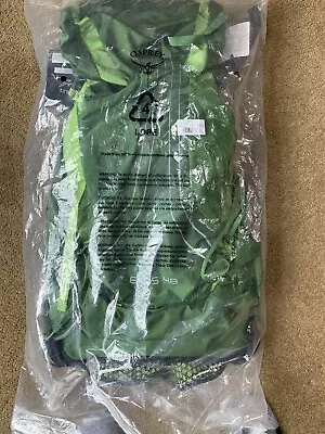 Osprey Exos 48 Green Mens Backpack Ultralight Hiking Bag Brand New  Size Large • $175