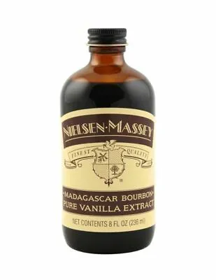Nielsen-Massey Finest Quality Madagascar Bourbon Pure Vanilla Extract 8 OZ🍦 • $29.99