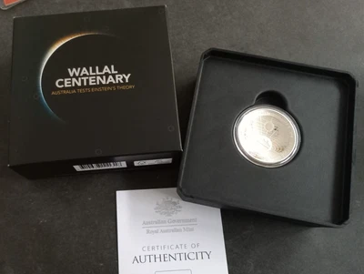 $63 • Buy 2022 Australia Wallal Centenary 1oz Silver (.999) Domed Proof $5 Coin