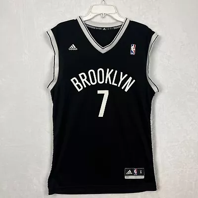 Adidas NBA Brooklyn Nets Mens Jersey Size Small Joe Johnson 7 Black • $14.95