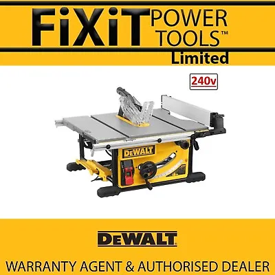 DeWalt DWE7492-GB 240V 2000W 250mm Portable Table Saw RW • £729.95