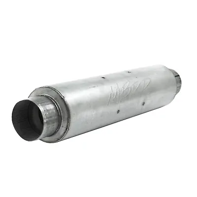 MBRP M1004A 4  Inlet Out Quiet Tone Exhaust Muffler 30  Overall Aluminized • $214.99