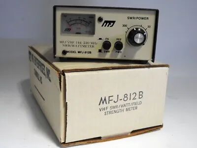 Save 33% - New In The Box Mfj-812b 144/220 Mhz Power Swr & Relative Out. Meter  • $49.99