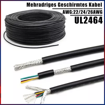 UL2464 Multi-Core Shielded Cable Signal Cable Double Shielded Cable 26/24/22 AWG • $4