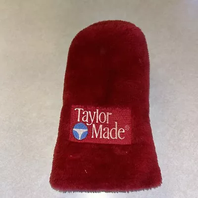 TaylorMade Vintage Red Faux Fur Club Head Cover. G • $12.99