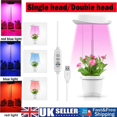£3.99 • Buy Cowboy Hat LED PLANT GROW LIGHT Full Spectrum For Indoor UV Veg Growing Lamp USB