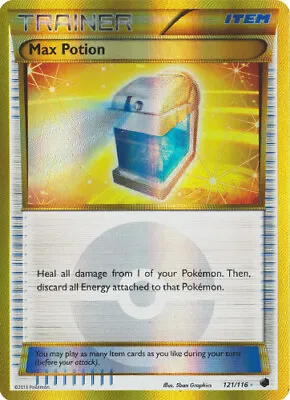 Max Potion - 121/116 - Secret Rare DMG English Pokemon Plasma Freeze • $15.71