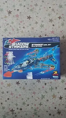 1990 KENNER SHADOW STRIKERS STINGER MINI JET WITH DR VIPER Sealed NMIB • $41.99