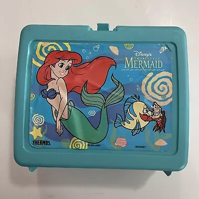 Vintage Little Mermaid Lunchbox Plastic 90s No Thermos Read! • $18.49