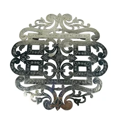 Ornate Expandable Metal Trivet - Unmarked • $12.50