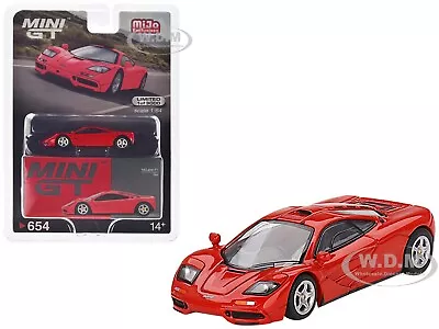 Mclaren F1 Red Ltd Ed To 3000 Pcs 1/64 Diecast Model Car By Tsm Mgt00654 • $12.99