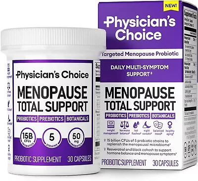 Physician's Choice Menopause Probiotic Supplement For Women - Supports Hormone.. • $49.99