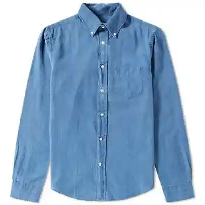 £74.95 • Buy GANT RUGGER Men's Light Indigo Oxford Shirt 347860 Size S NWT