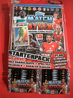 £25.84 • Buy MATCH ATTAX 12/13 Starter Pack Collection Folder Original Packaging 2012/2013 Limited + 10 Boosters