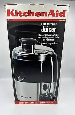 KitchenAid Dual Function Juice Extractor CitrusPress White KJE500WH New Open Box • $89.95