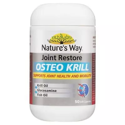 Nature's Way Joint Restore Osteo Krill 50caps • $39.74