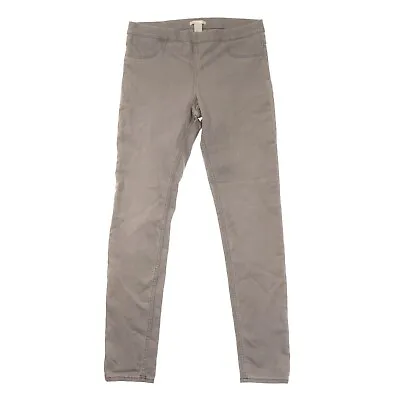 H&M Light Gray Skinny Jeans Womens 12 Pull On • $15.99