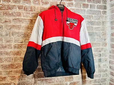 Vintage Chicago Bulls Chalk Line Jacket Mens Medium 1990’s Michael Jordan Era • $99