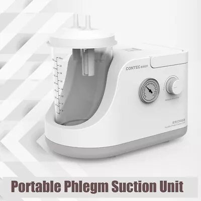 Portable Dental Phlegm Suction Unit Emergency Medical Vacuum Aspirator Device • $169