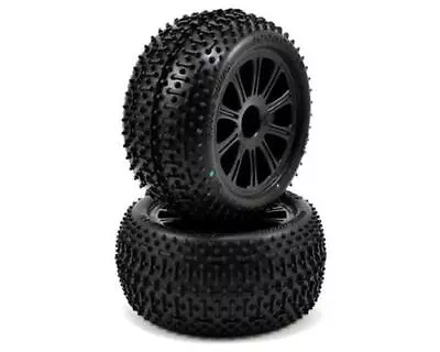 $19.99 • Buy JC Concepts 3018-3200 1/16 RC Tires Wheels Goose Bumps Green Premount E-Revo (2)
