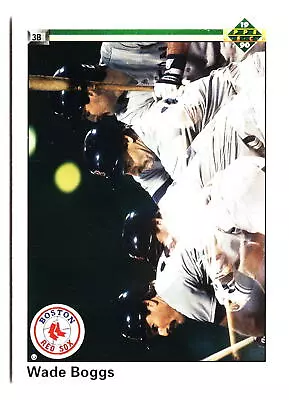 1990 Upper Deck Wade Boggs Boston Red Sox #555 • $2