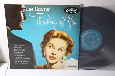 $12.49 • Buy Les Baxter - Thinking Of You, 1955 LP Capitol Mono T-474 ULTRASONIC CLEAN