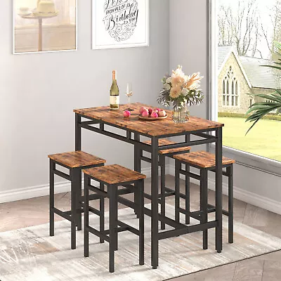 5 Piece Dining Table Set With 4 Chairs Home Kitchen Breakfast Dining Table • $217.99