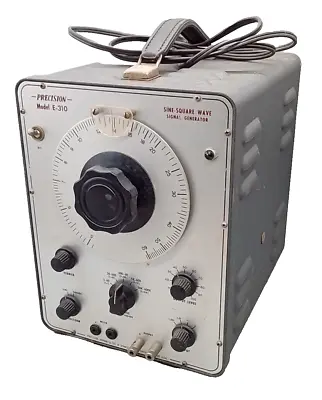 Precision E-310 Audio Sine Square Wave Signal Generator TUBE TYPE 5-600 Kilocy • $99