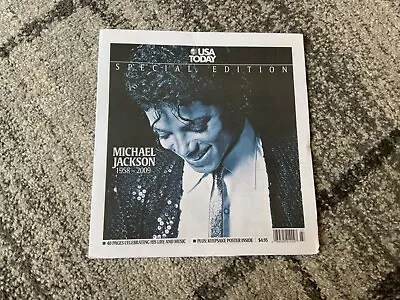 USA TODAY Special Edition July 2009 MICHAEL JACKSON 1958-2009 NO LABEL • $10