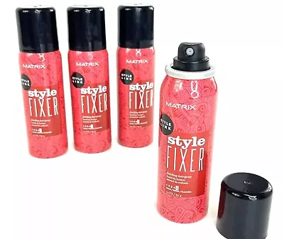 Matrix Style Link Style Fixer Finishing Hairspray 2.1 Oz 4 PACK Travel Size Cans • $19.89