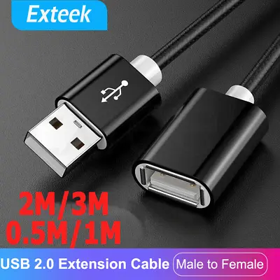USB 2.0 Data Type-A Male To Female M/F Extension Cable Cord Lead 0.5M 1M 2M 3M • $4.45