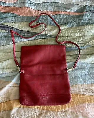 $135 • Buy Oroton Cross Body Bag. Original Red Flap Oroton “Bueno” Bag.
