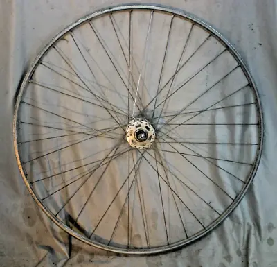 Vintage 27  Front Road Bike Wheel High Flange Hub 96/20mm 36S QR AV USA Shipper! • $83.15