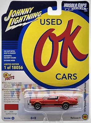 Johnny Lightning 2021 Muscle Cars U.s.a. Orange 1976 Plymouth Volare Road Runner • $13.49