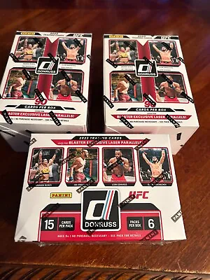 2023 Panini Donruss Ufc Factory Sealed Blaster Boxes (3 Box Lot) • $41.99