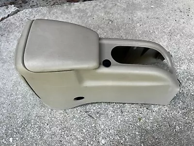 Tan Rear Center Console W/ Cup Holder 1996-99.5 Mk3 VW Jetta Golf / 96-02 Cabrio • $44.68