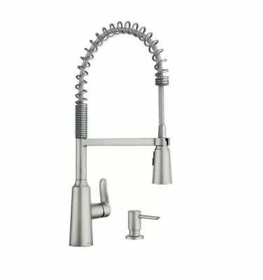 Moen Edwyn Spot Resist Stainless  Pre-Rinse Spring Pulldown Kitchen  FAUCET-NEW • $151