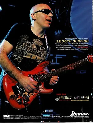 Ibanez Guitars - JS20TH ANNIVERSARY -  JOE SATRIANI - 2008 Print Advertisement • $5.95