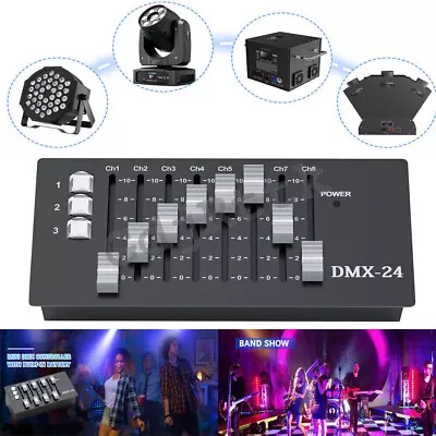 DMX512 Controller Stage Lighting DMX Console 192CH DJ Disco Xmas Bar Party Light • £22.99