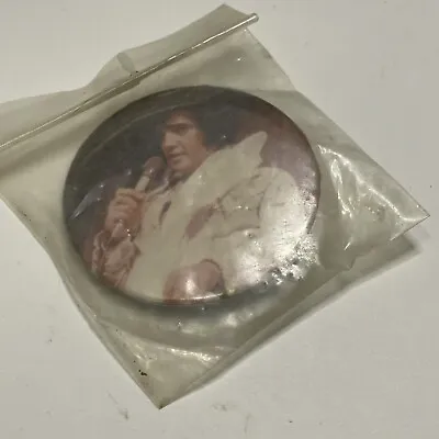 Vintage Elvis Presley Pinback Button Badge Pin - Badge-a-Minit • $9.99