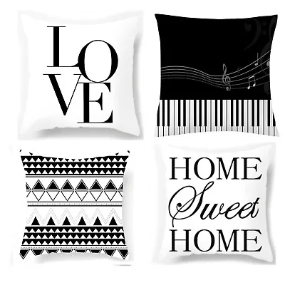 Musical Piano Keyboard Throw Pillows Home Sweet Home Love Pillows 18 X18  • $84