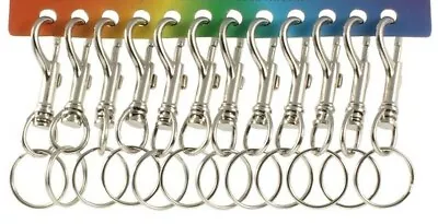 £1.72 • Buy Nickel Plated Trigger Hooks Swivel Snap Hook Clip Nickle Lead Handbag Clips Hook