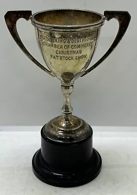 Vintage 1960’s Dorking Fat Stock Christmas Show Houston Texas Loving Cup Trophy • $24.99