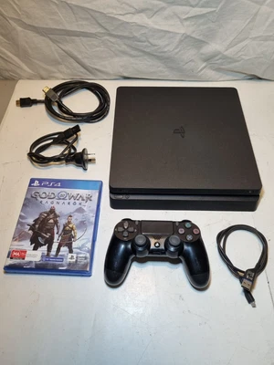 $220 • Buy SONY PLAYSTATION 4 PS4 SLIM CONSOLE 500GB + Controller & God Of War Ragnarok 