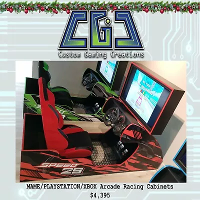 Racing Arcade Driving Simulator NEW Works With MAME PLAYSTATION XBOX LOGITECH • $4395